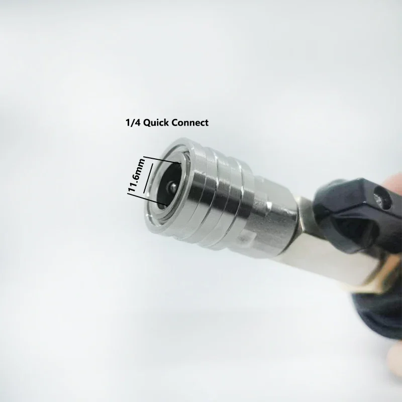 Pressure Washer Nozzle Adjustable Sprayer with Valve Quick Plug Angle Water Flow Control 1/4 Quick Connect for Karcher Lavor