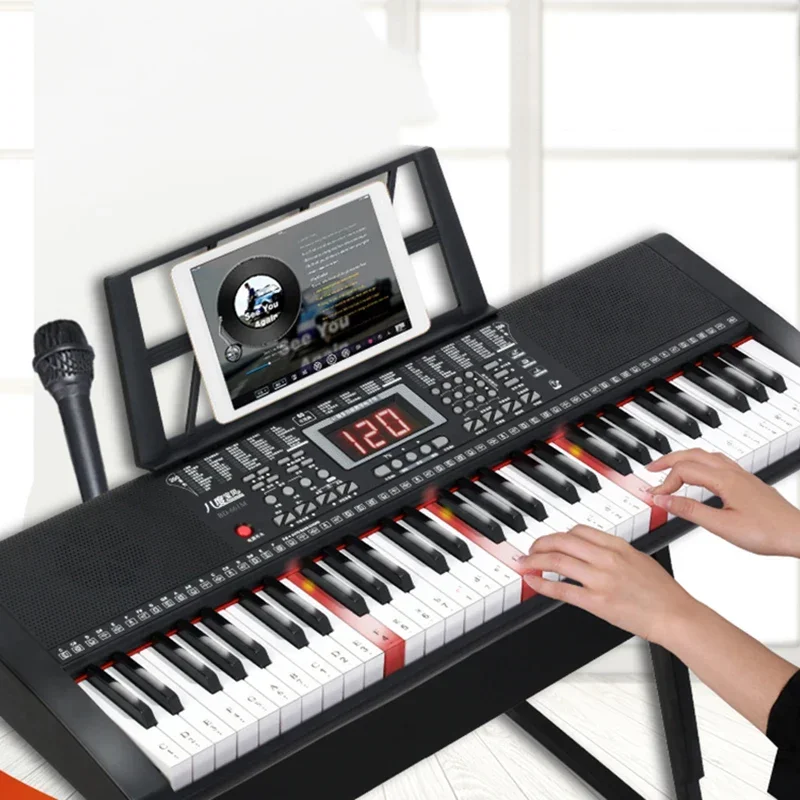 Adult Electronic Organ Kids Professional 61 Keys Electronic Piano Learning Orgue Electronique Consumer Electronics WK50EP