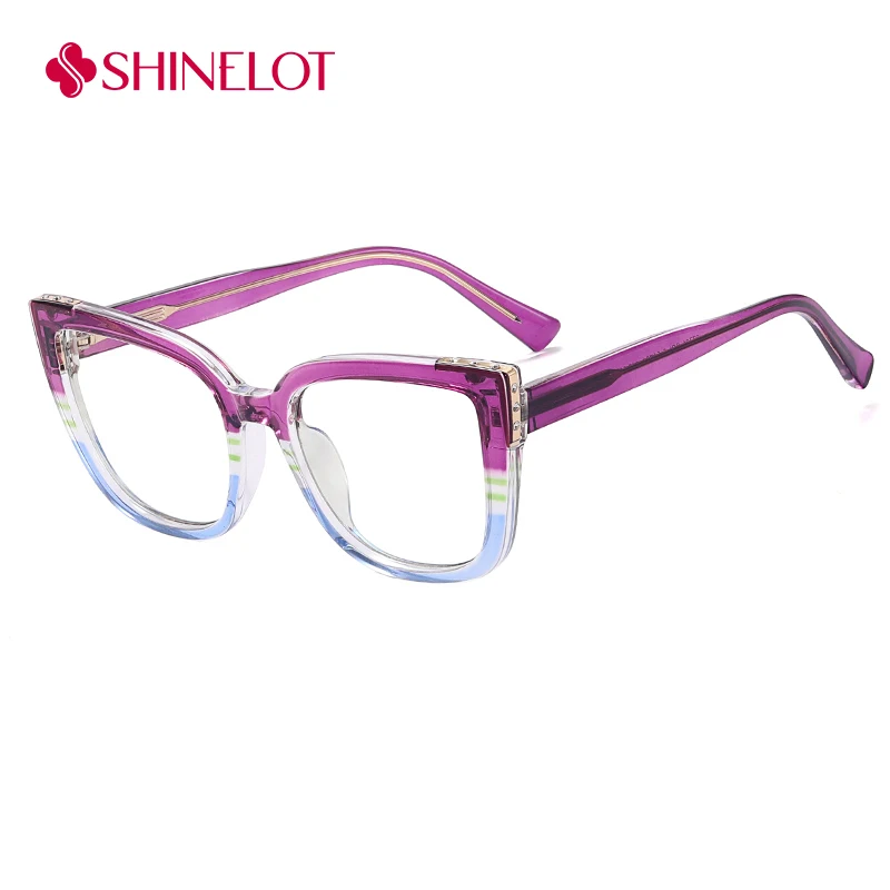 

97701 Young Girl Cat Eye Fashion Glasses Optical Anti-Blue Light Full-Frame Reading Eyewear Delicate Accessories