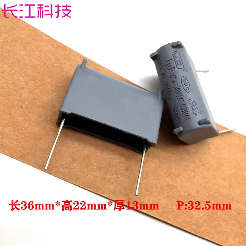 CBB61 MKP 105 1UF 1.0UF 450V 50/60Hz Fan Start Capacitor Ceiling Fan Range Hood