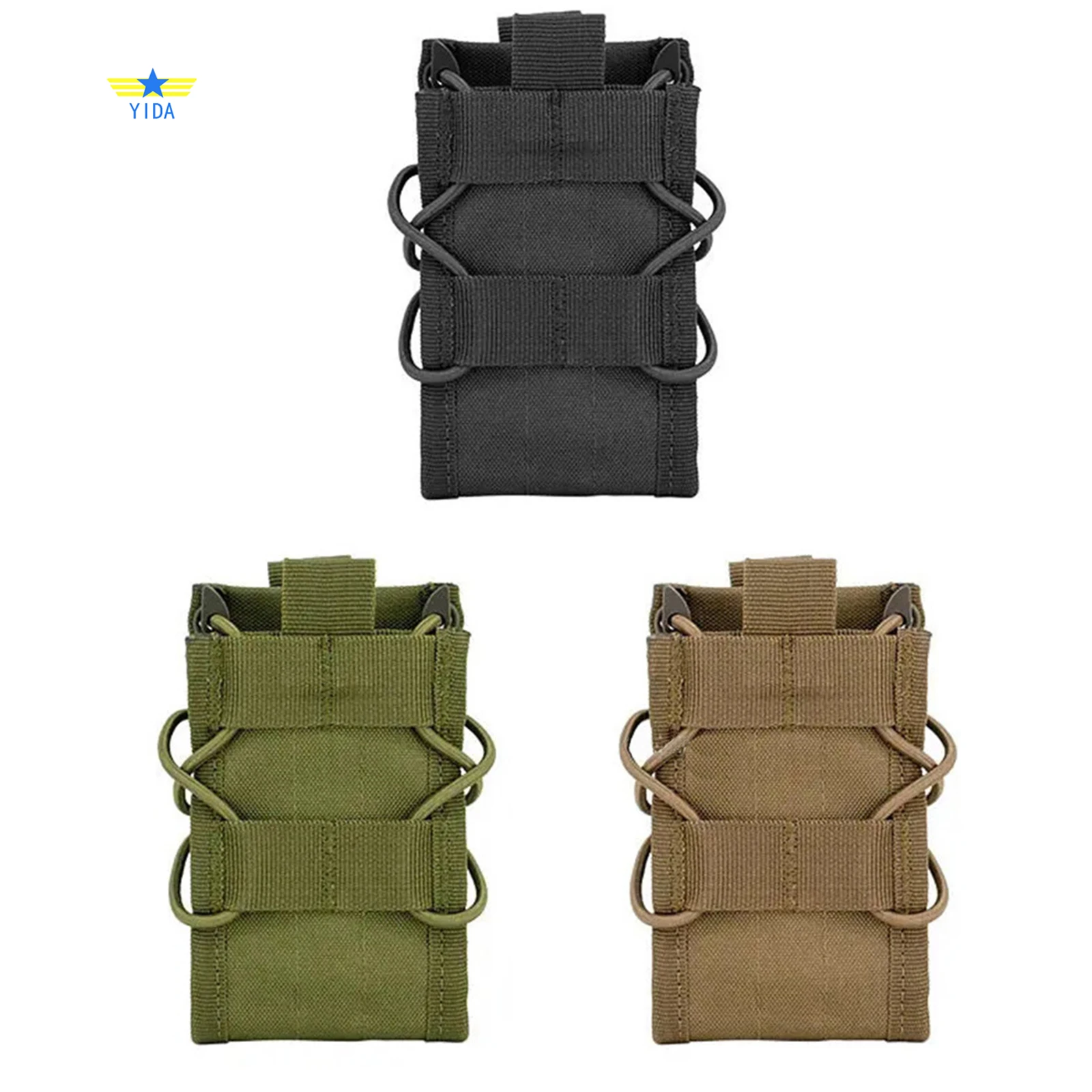 Bolsa de revista de pistola de camada dupla náilon ajustável esportes ao ar livre caça acampamento montanhismo, alta qualidade