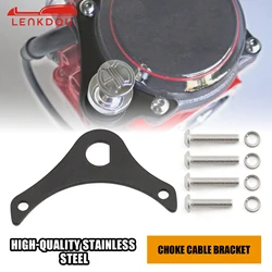 Motorcycles Choke Cable Bracket Stainless Steel For Harley Big Twin Sportster XL 883 1200 1988-2006 Twin Cam With CV Carburetor