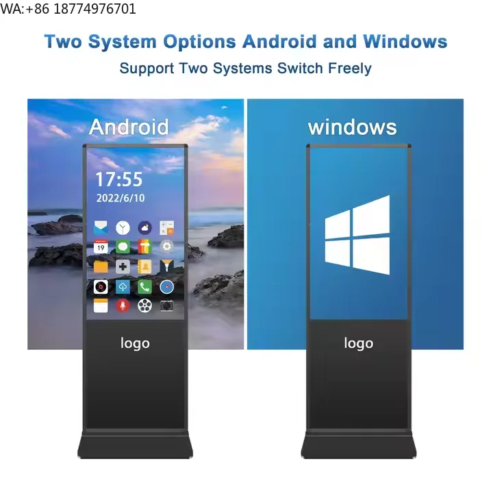 

50-дюймовый сенсорный ЖК-экран для цифровой рекламы в помещениях, для использования в метро, аэропортах и лифтах