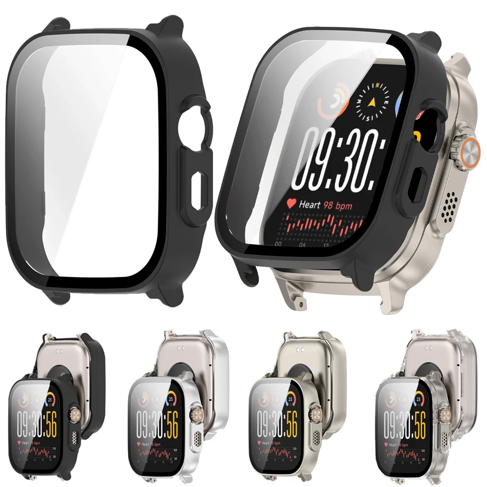 

Чехол из ПК и стекла для смарт-часов Realme Watch 5, защитный противоударный корпус, бампер-защита экрана, аксессуары