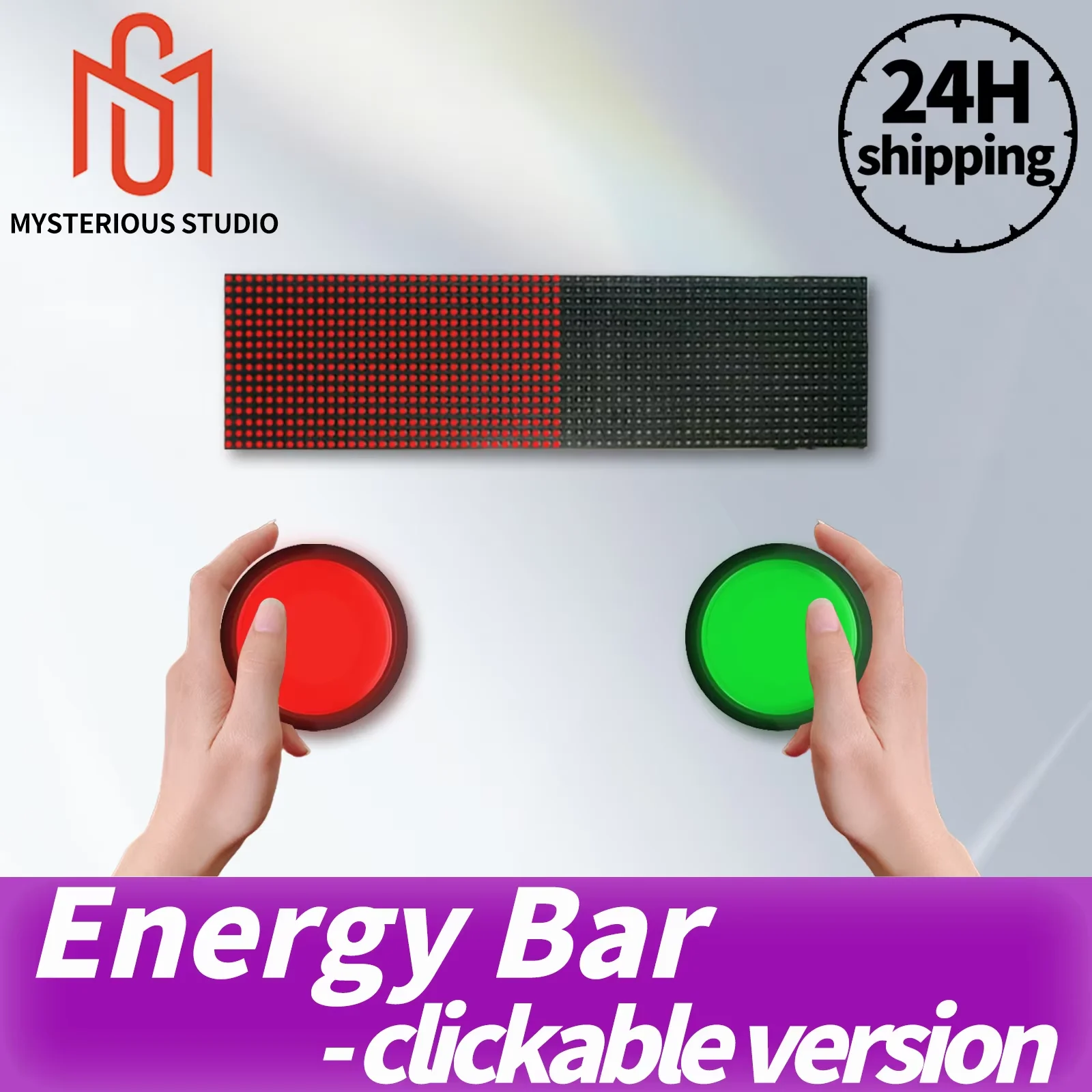 

Mysterious Studio Secret Room Escape Game Props Electronic Puzzle Energy Bar Clickable Version superb 1987