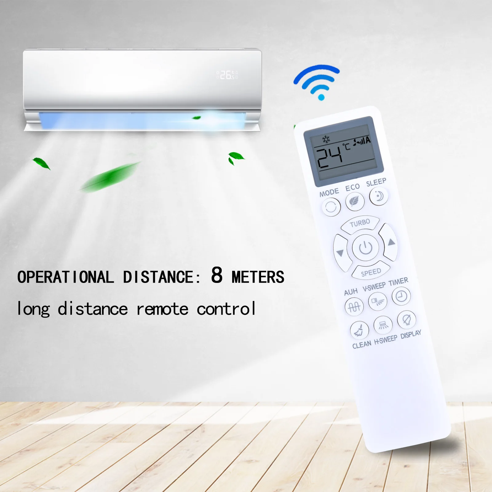 KKG26B-C1 AC Replacement Remote Control For Changhong Air Conditioner