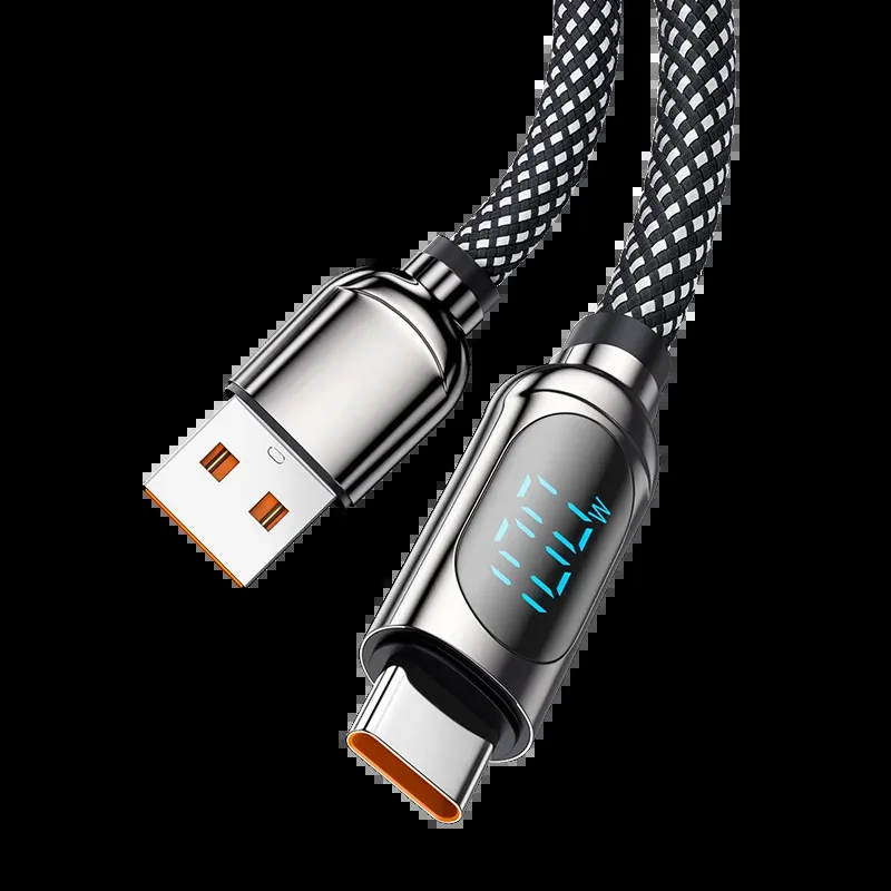 USB Type C Cable For Huawei Honor Xiaomi Samsung Super Charge 66W/100W Fast Charging USBA C Charger Data Cable Wire Cord - náhled 6