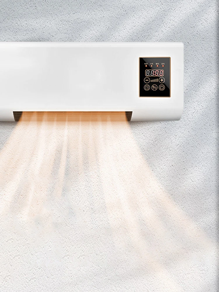 سخان كهربائي 2 في 1 ذكي بدرجة حرارة ثابتة مثبت على الحائط مع جهاز تحكم عن بعد 1800 وات #5