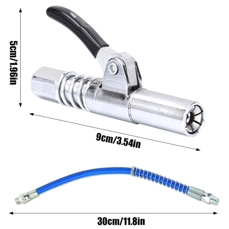 Ручная смазка, ниппельная муфта, аксессуар, инструмент для наполнения масла, фитинги для смазки со шлангом 30 см