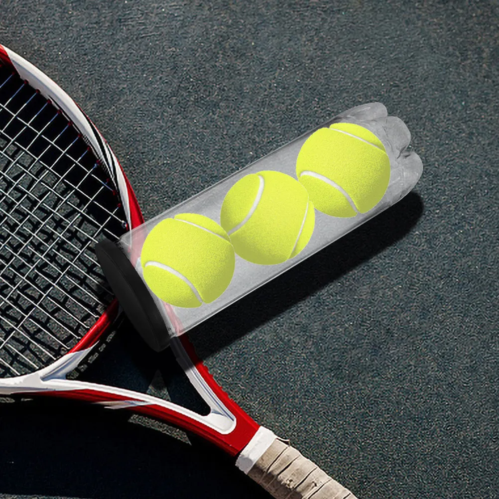 

2Pcs Tennis Ball Storage Tube Clear Portable Container for Multiple Balls Compact Design Sports Equipment Accessory