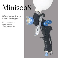 Mini pequeno reparo pistola pneumática, pistola de pulverização doméstica, couro, móveis, revestimento do carro, toque de pintura, alta atomização, 250CC