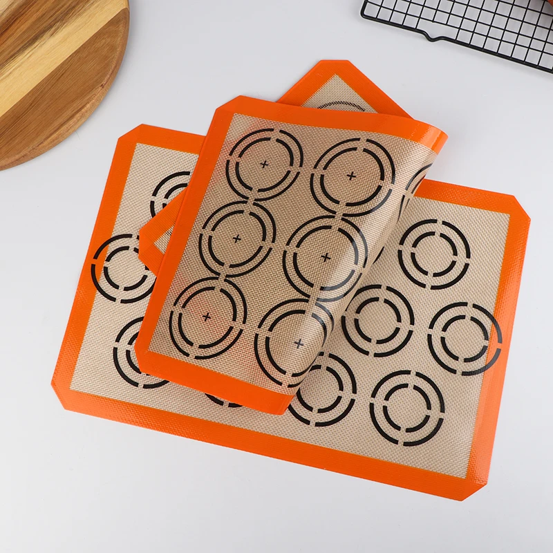 1Pc Silicone Baking Mats For Oven Thickened Reusable Non Stick Heat Resistant Bakeware Sheets Liner For Cookies Macaron Bread
