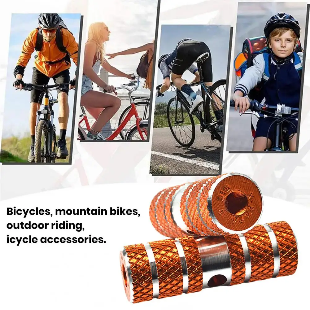 Rear Wheel Pedal Anti-slip Aluminum Alloy Bike Pegs for Bmx Mountain Road Bicycle Cycling Accessories Stunt Pedals with Backseat