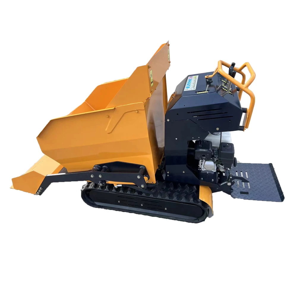 CE Certification Crawler D iesel Self Loading 600 kg  Weight Dumper Mine Dumpers For Garden Concrete