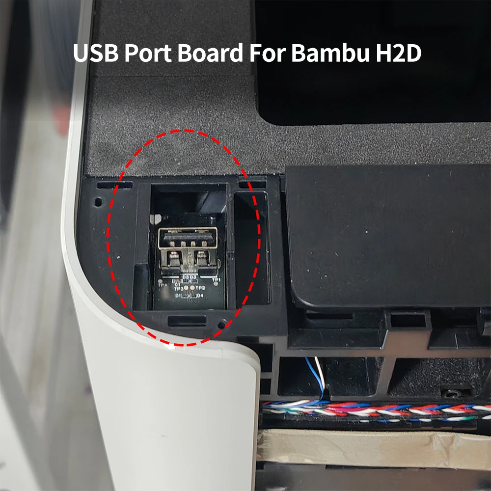 Toaiot بدء/إيقاف زر مستشعر تأثير القاعة مستشعر رأس الأدوات كابل FPC لوحة منفذ USB لمختبر Bambu H2D #5