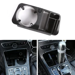 Car Plastic Central Console Storage Box Cup Holder For Mercedes Benz C E GLC Class W205 X253 W213 S213 C238 Car Accessories