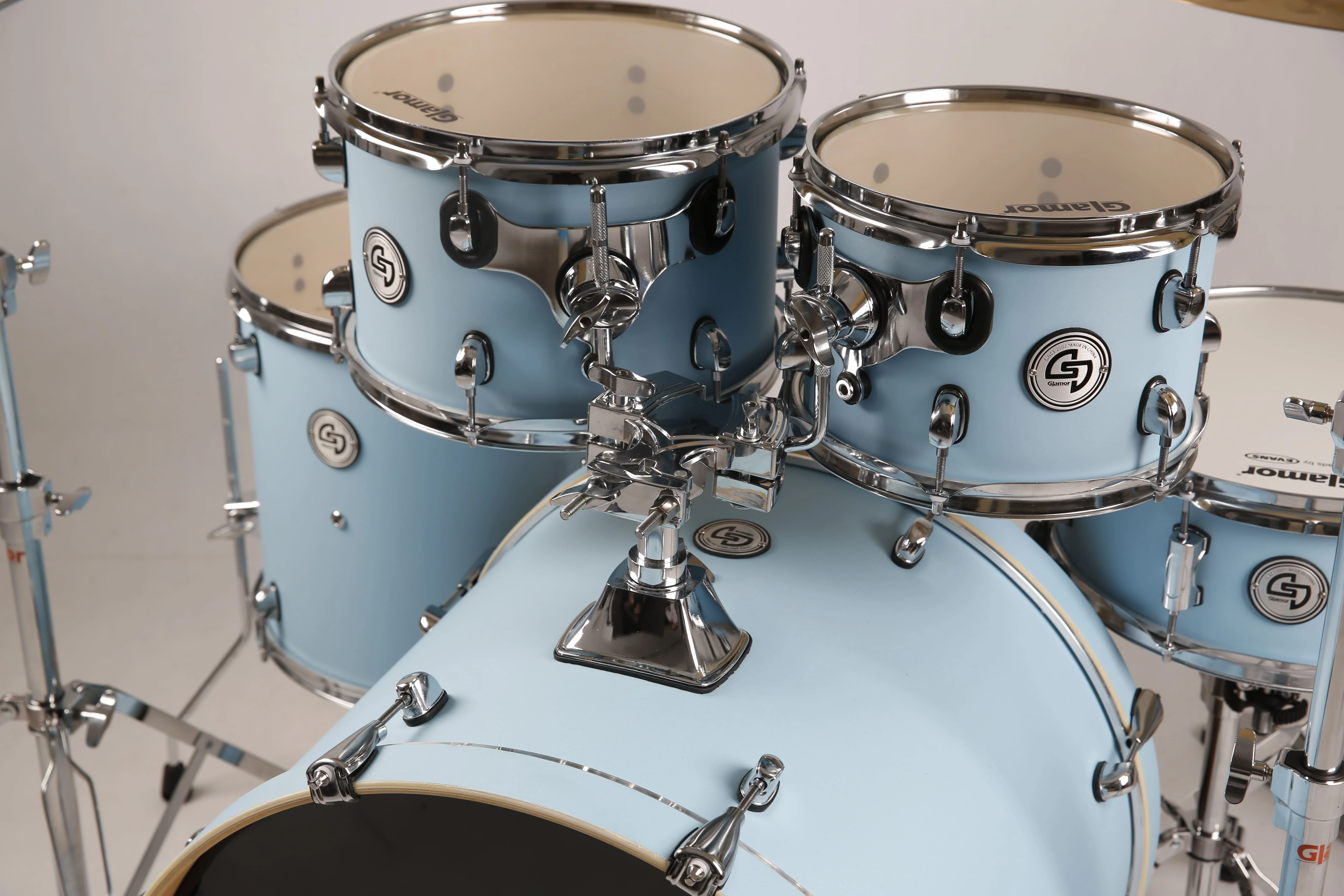 مجموعات الطبول المباشرة من المصنع Glamor للآلات الموسيقية مجموعات طبلة ملونة معكرون عالية الجودة