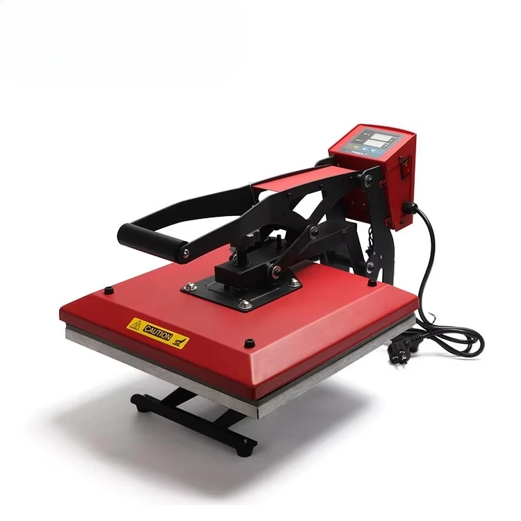Manual High Pressure Sublimation Heat Transfer Press Machine 38*38CM New Condition for Garment Usage