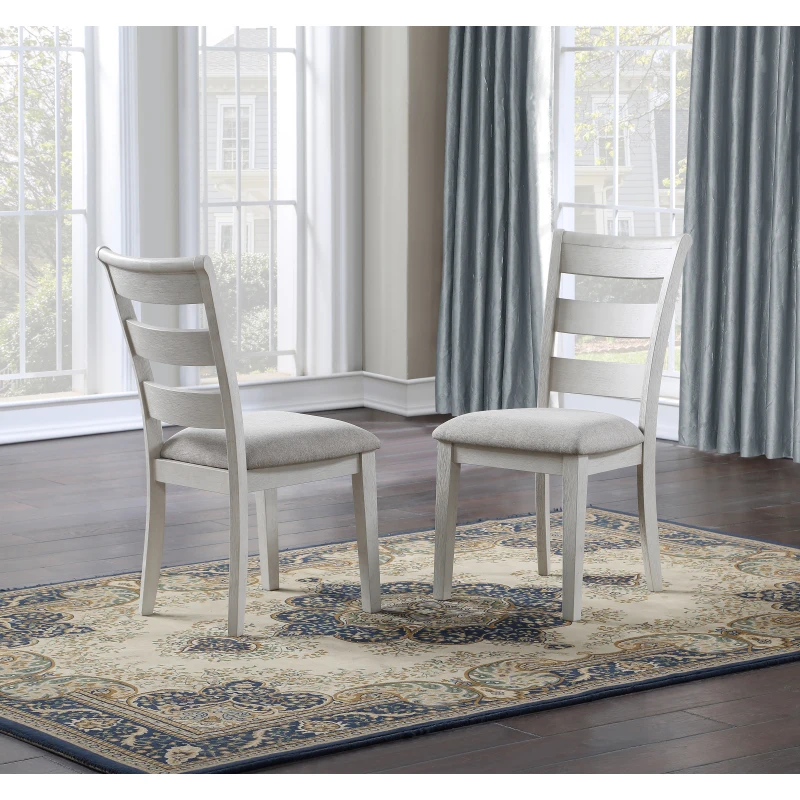 Pendleton - Silla auxiliar (juego de 2) - Blanco