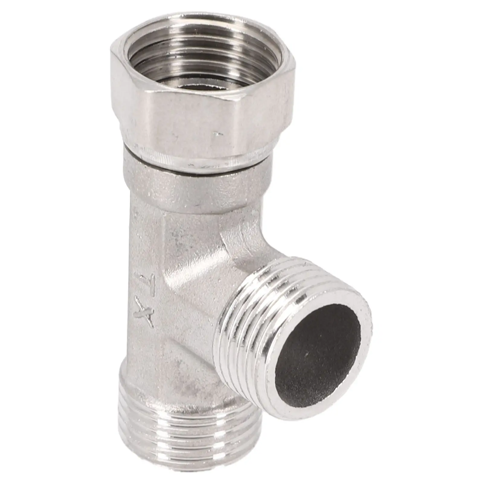 วาล์ว diverter สำหรับห้องน้ำอะแดปเตอร์ G1/2 "T-Valve สำหรับห้องน้ำโถสุขภัณฑ์ฝักบัวอุปกรณ์ประปาทองแดง4จุด