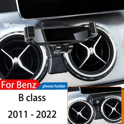 Car Phone Holder For Mercedes Benz B Class 2011-2022 GPS Special Gravity Navigation Mobile Bracket 360 Degree Rotating Stand