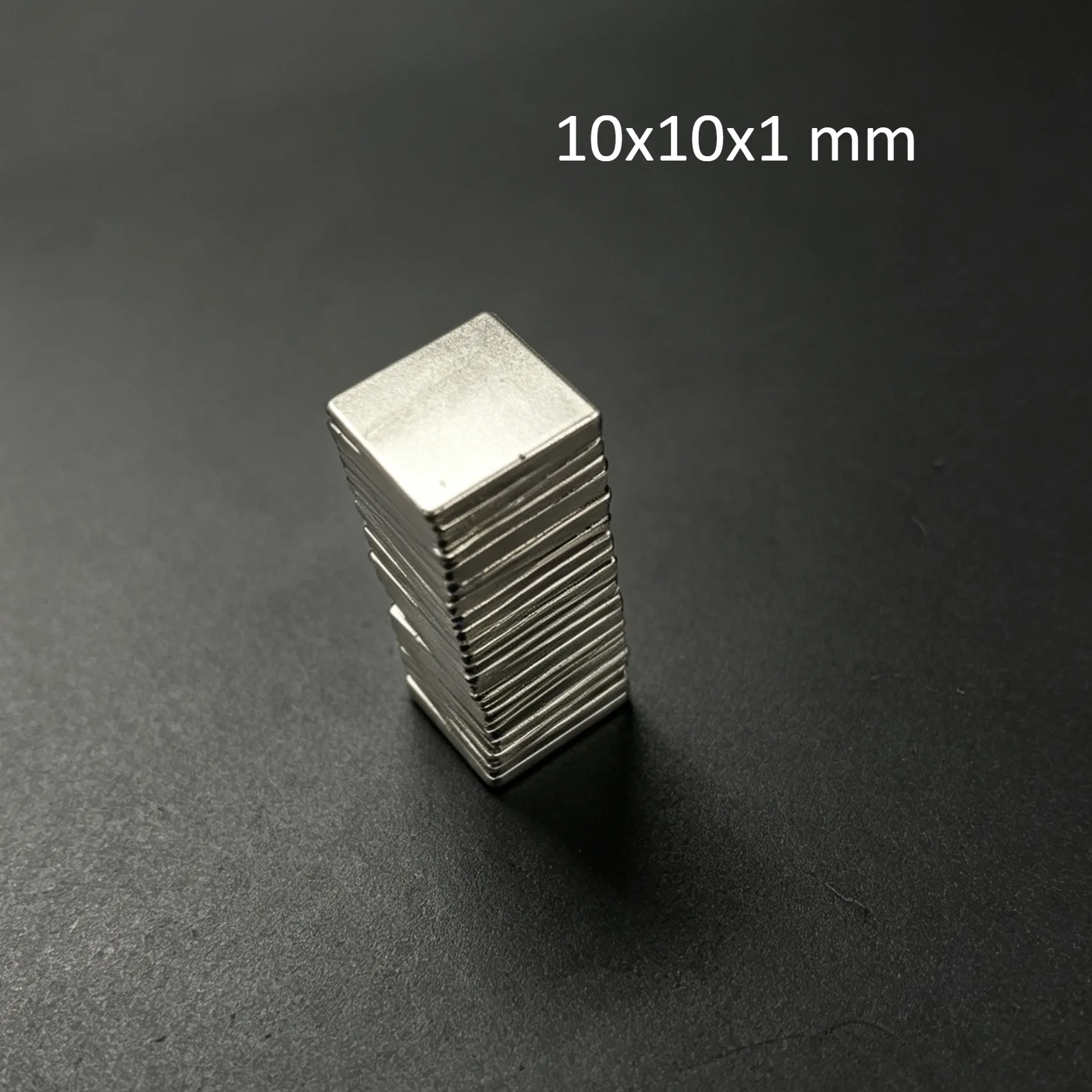 10X10X1MM N35 Square Block Neodymium Magnet Ultra Thin Sheet Super Strong Permanent NdFeB Rare Earth Magnetic Magnet 10X10X1MM