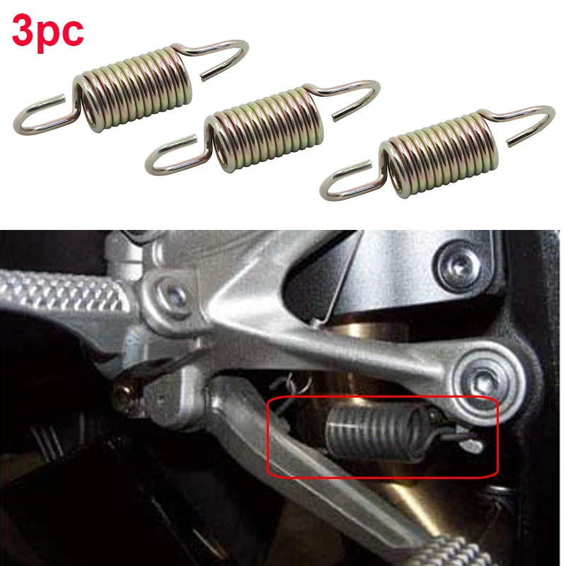 3 SZT. 59mm 2mm Sprężyna Powrotna Dźwigni Hamulca Tylnego Do Honda CB CL Suzuki Yamaha BMW Motocyklowa Sprężyna Dźwigni Hamulca