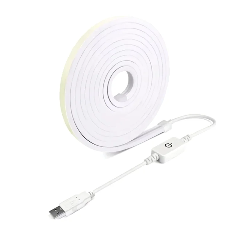 

A76K 2M USB 5V Smart Neon Strip Lights Сенсорный датчик с регулируемой яркостью Светодиодная лампа Водонепроницаемый гибкий свет для домашнего декора комнаты и кухни