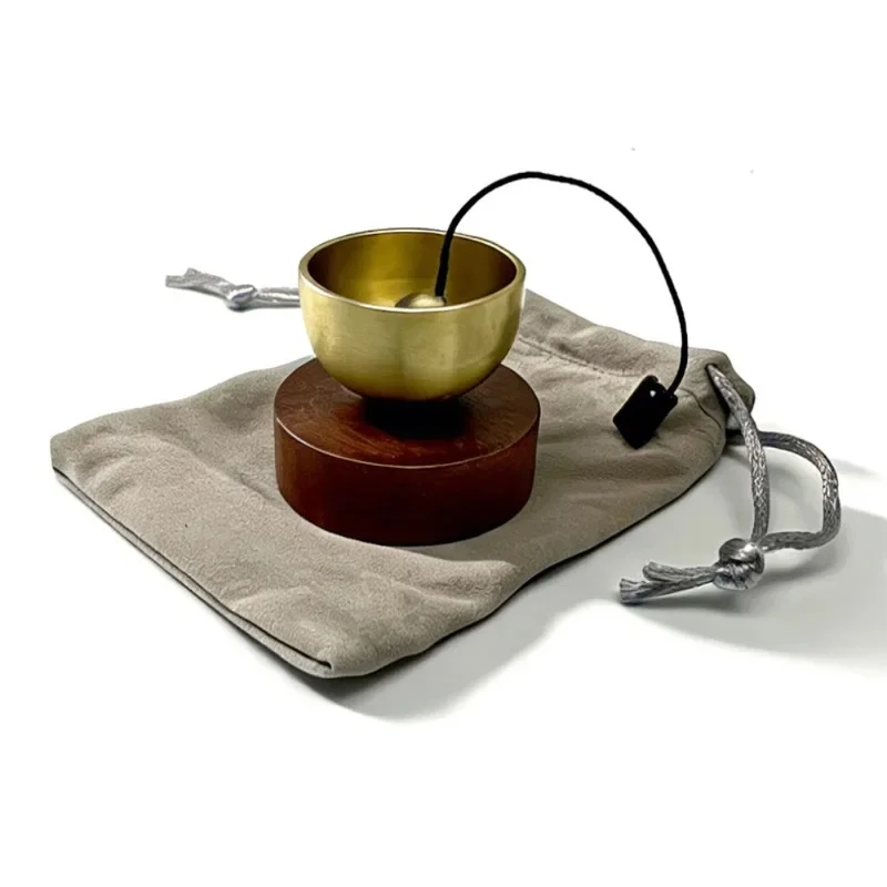 Meditation Mini Zen Singing Bowl Set Handcrafted Clear Tone Sound Healing Bowl Compact with Mallet Singing Bowl Set