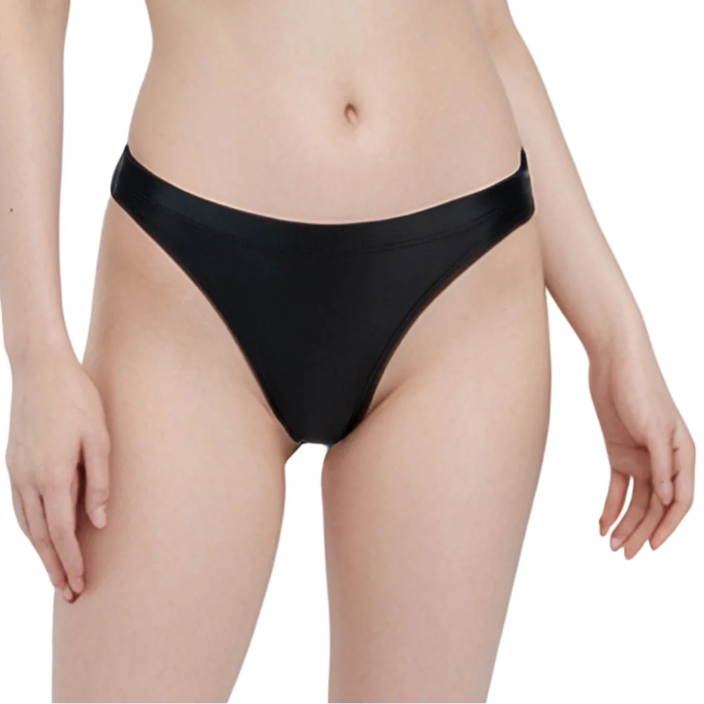 Новые женские сексуальные шелковистые блестящие глянцевые трусики с низкой талией, блестящие трусы, эластичное нижнее белье, дышащее белье, ультратонкие трусики