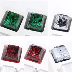 1Pc Handmade snow mountain resin key caps Cute Resin Stereo Keycap for Mechanical Keyboards Custom Cherry Mx Esc Keycap