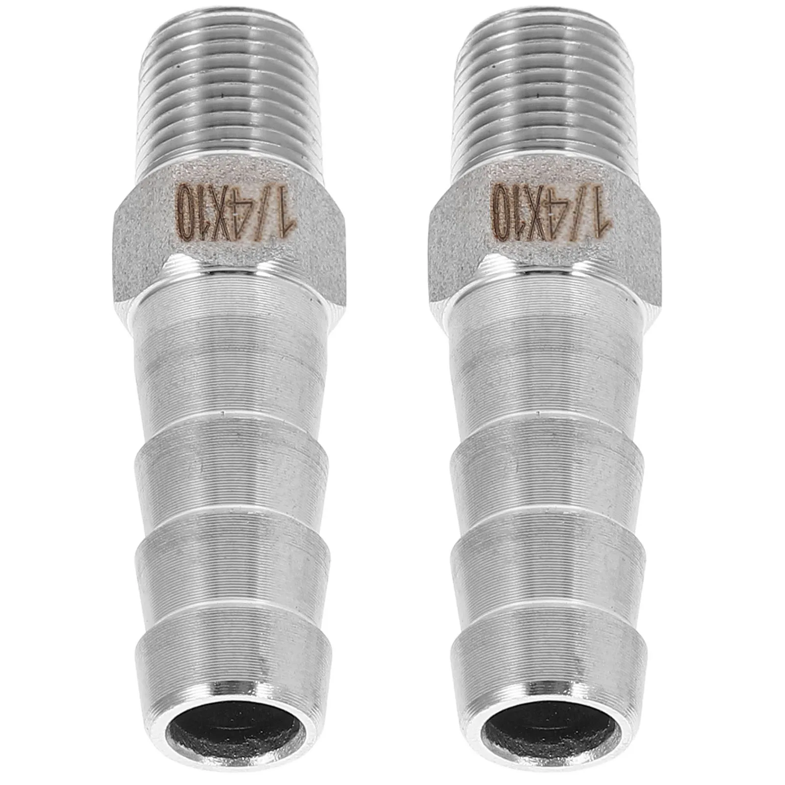 

2Pcs Brewing Pipe Fittings Gas Hose Connector Leak Proof Durable Stainless Steel Npt Male Thread Air Hose Adapter