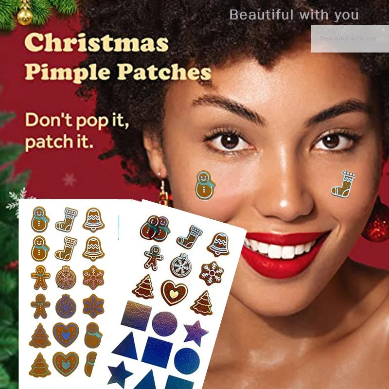 

18/36 Stickers Christmas Pimple Patch Acne Invisible Acne Removal Skin Care Stickers Concealer Face Spot Beauty Makeup Tools