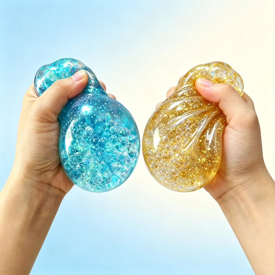 Simulation Flash Dumplings Squishies Cute Expressions Stress Relief Toy Slow Rebound Soft Pinch Children Adult Gift Good Item