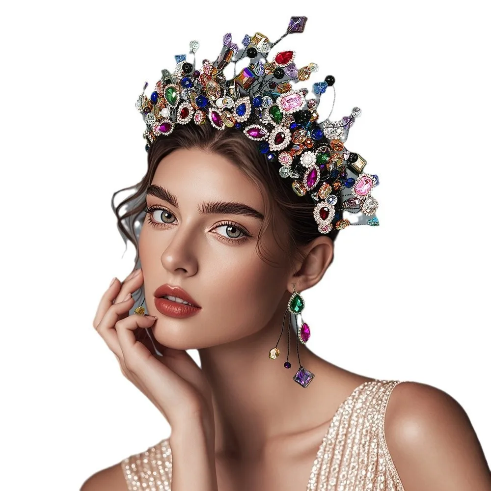 

Luxury Shiny Full Rhinestone Headbands Hairbands Headwear For Women Party Wedding Hair Accessories Jewelry
