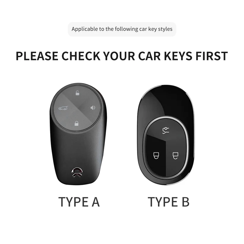 سيارة مفتاح بعيد غطاء قذيفة فوب ل وي لاي NIO ET5 ET7 ES7 EC7 ES6 ES8 ET9 بو المفاتيح فوب شل حامل اكسسوارات السيارات