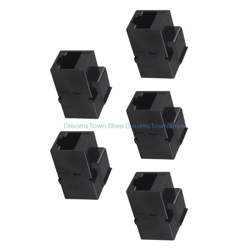 HX6A 5 قطعة وحدة الشبكات 8P8C RJ45 CAT6 الكمون المنخفض تمر من خلال موصل لتركيب مركز البيانات المنزلي للمكتب #4