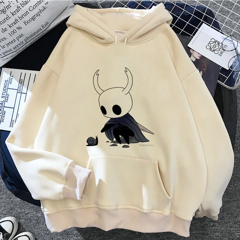 Hollow Knight hoodies men Korea Ulzzang grunge y2k aesthetic male pullover hoddies graphic streetwear