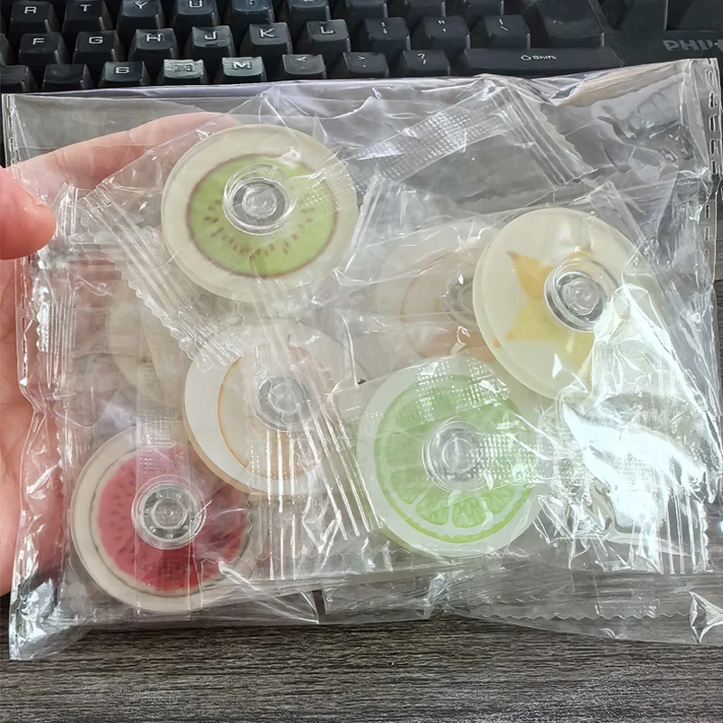 10個入り フルーツ型 小型フィジェットスピナー 不安解消 ストレス解消 おもちゃ 子供用 教室賞品 パーティーの景品 グッズバッグ詰め合わせ