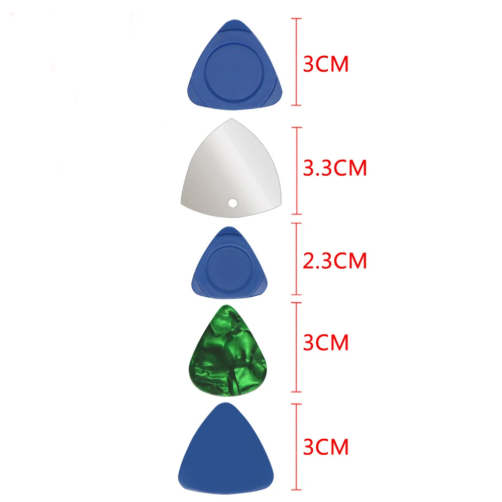 Imagem -02 - Plastic Triangle Pry Ferramenta de Abertura Universal Iphone Celular Laptop Mesa Tela Lcd Desmontagem Guitar Picks 50 Pcs