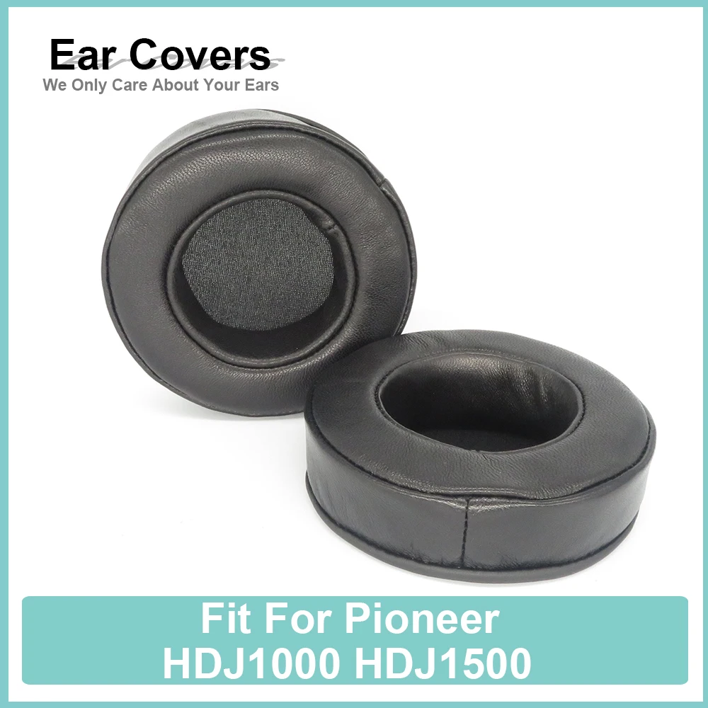 HDJ1000 HDJ1500 Earpads For Pioneer Headphone Sheepskin Soft Comfortable Earcushions Pads Foam