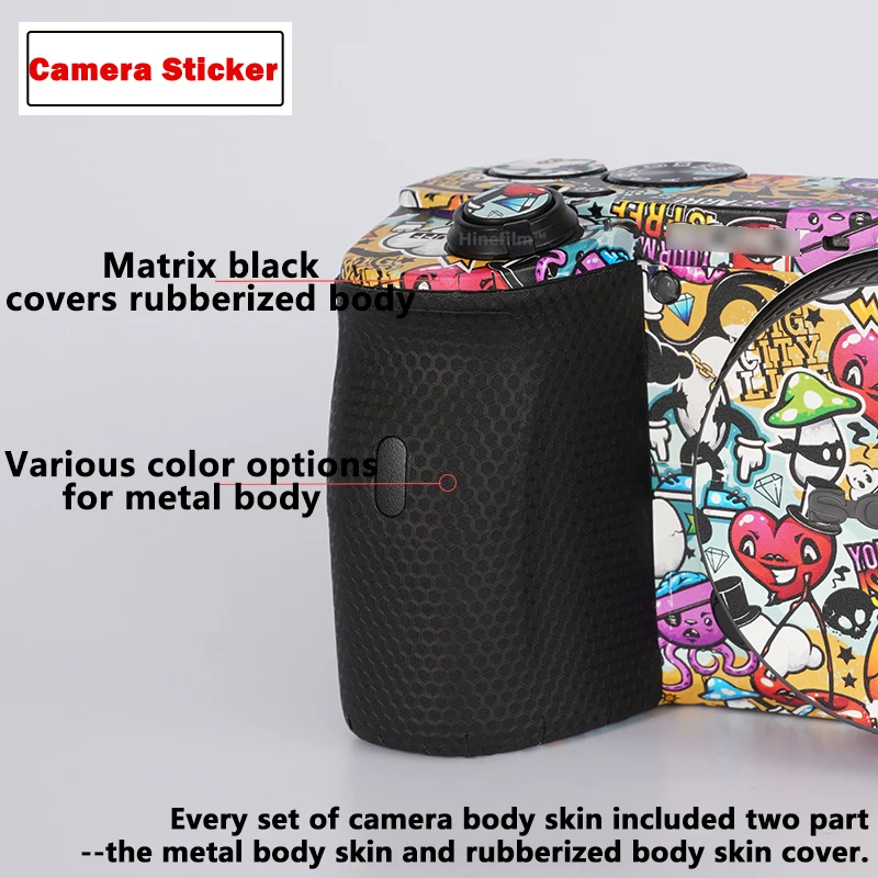 A6600 Camera Premium Decal Skin for SONY Alpha 6600 Protective Body Sticker Anti-scratch Cover Film 3M Material Camera Skin