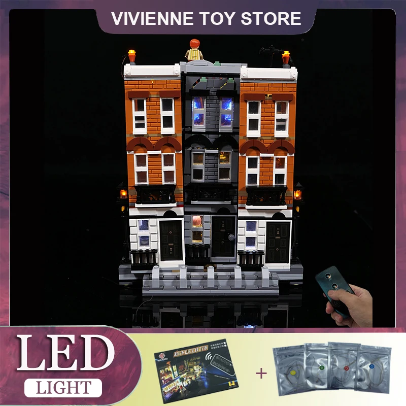 RC DIY LED Light Kit For LEGO 76408 Grimmauld Place Building Block Set（Only LED Light,Without Blocks Model）