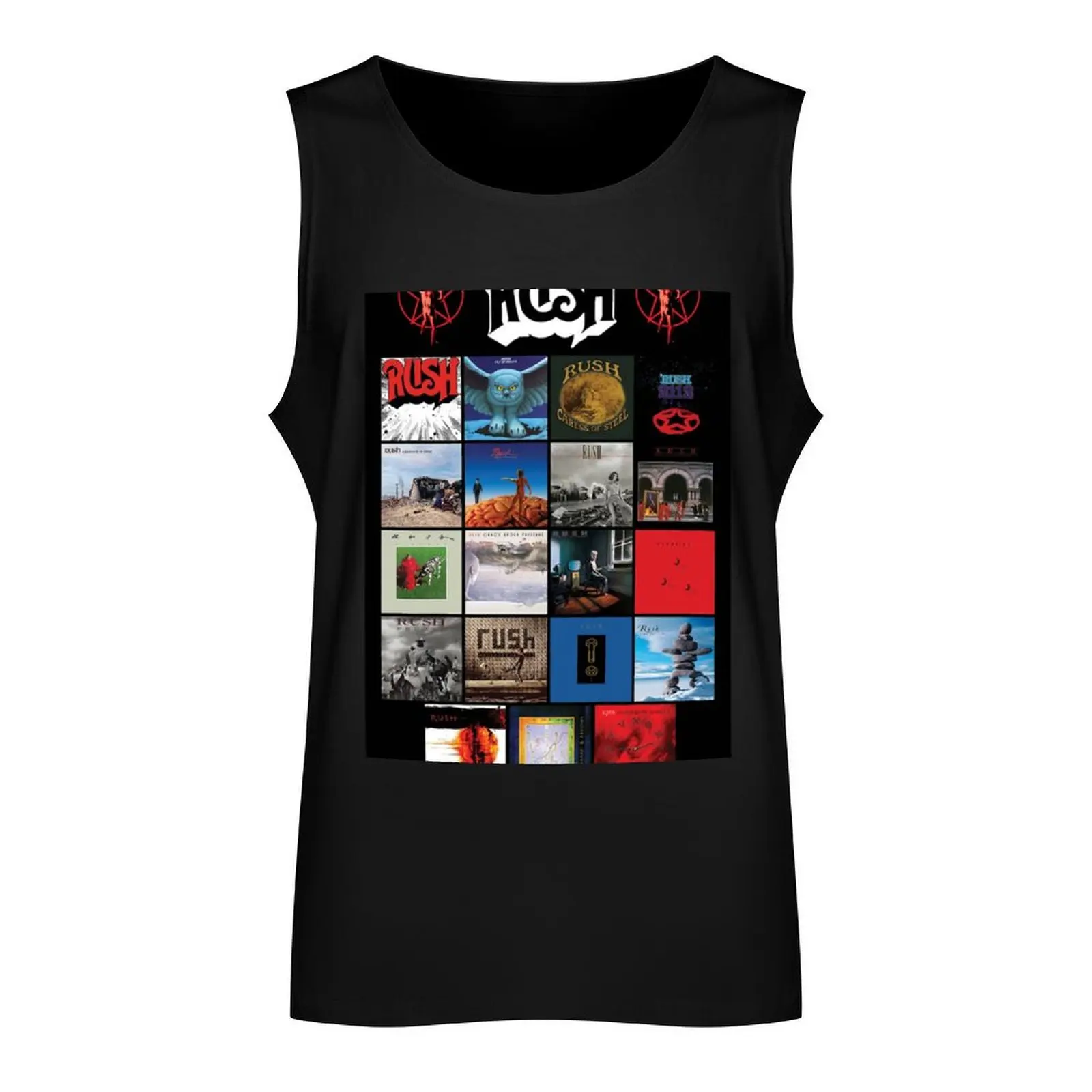 All Album Posters RushBand Completed || 007 Tank Top T-shirt male fashion 2025 man singlet for men