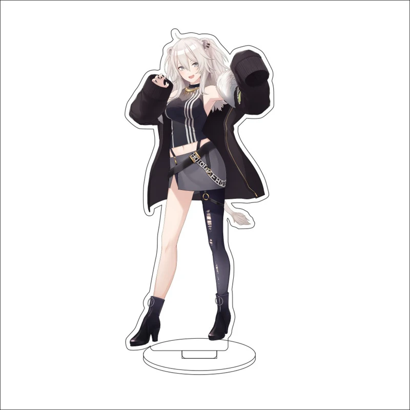 YouTuber La+ Darknesss Hololive Inugami Korone Anime Acrylic Figure Stand Model Desk Decor Ornament Cartoon Keychain Collection view 2
