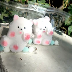 Kawaii Mochi Taba Squishy Peluş Yaramaz Komik Kıvırcık Köpek Tavşan Stres Giderici Tahriş Edilebilirlik Parmak Ucu Oyuncaklar Çocuklar Kız Doğum Günü Hediyeleri