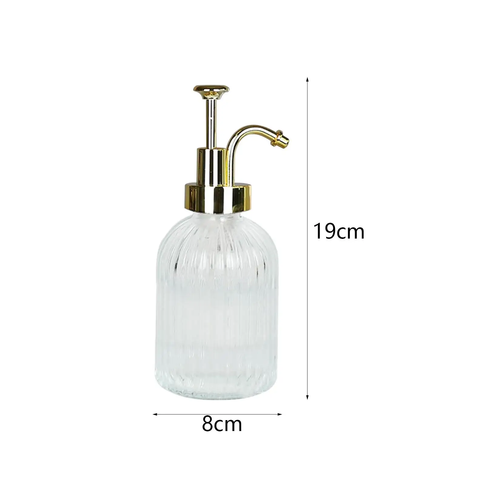 300ml Soap Dispenser Bathroom Accessories Hand Wash Container Modern Easy to Fill for Toilet Home Countertop Hotel Laundry Room