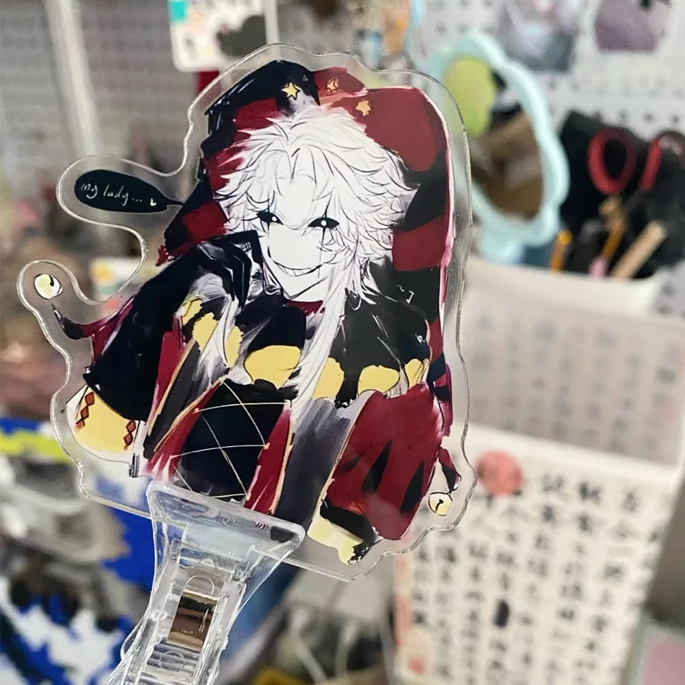 

Модный тренд аниме косплей The Freak Circus Pierrot фигурка подставка акриловая стоячая тарелка модель настольный орнамент аксессуары