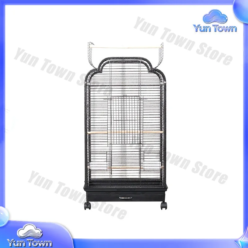High-Quality Bird Villa Various Metal Bird Pet Cages Button Simple Multi-Functional Group Bird Houses Cages