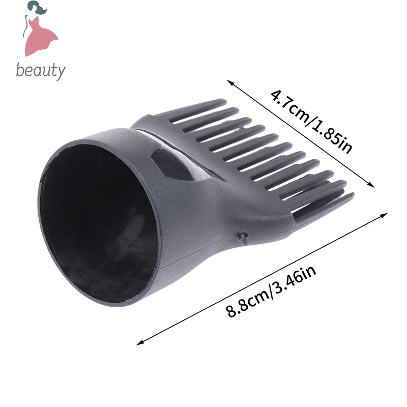 Hair Nozzle Dryer Air Blow Collecting Wind Nozzle Comb Hair Diffuser Dryer Comb Heat Insulating Material For Salon Home Use